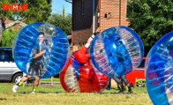 soccer zorb ball makes us happy